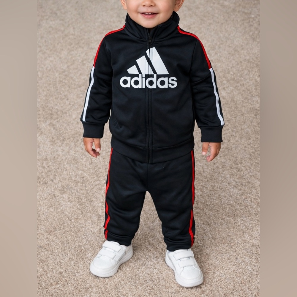 Like New Adidas 2-Piece Toddler Track Suit Set In 24 Months